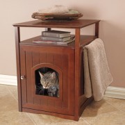 Meuble pour litière